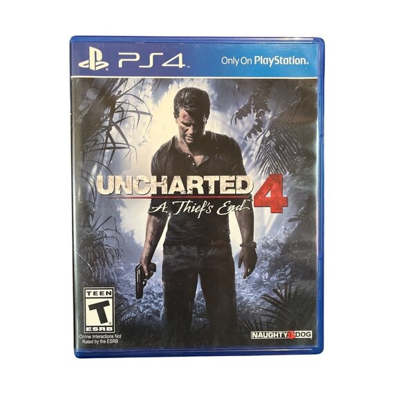 Uncharted 4: A Thiefs End PS4 Game Complete Case Disc Tested - Picture 1 of 3